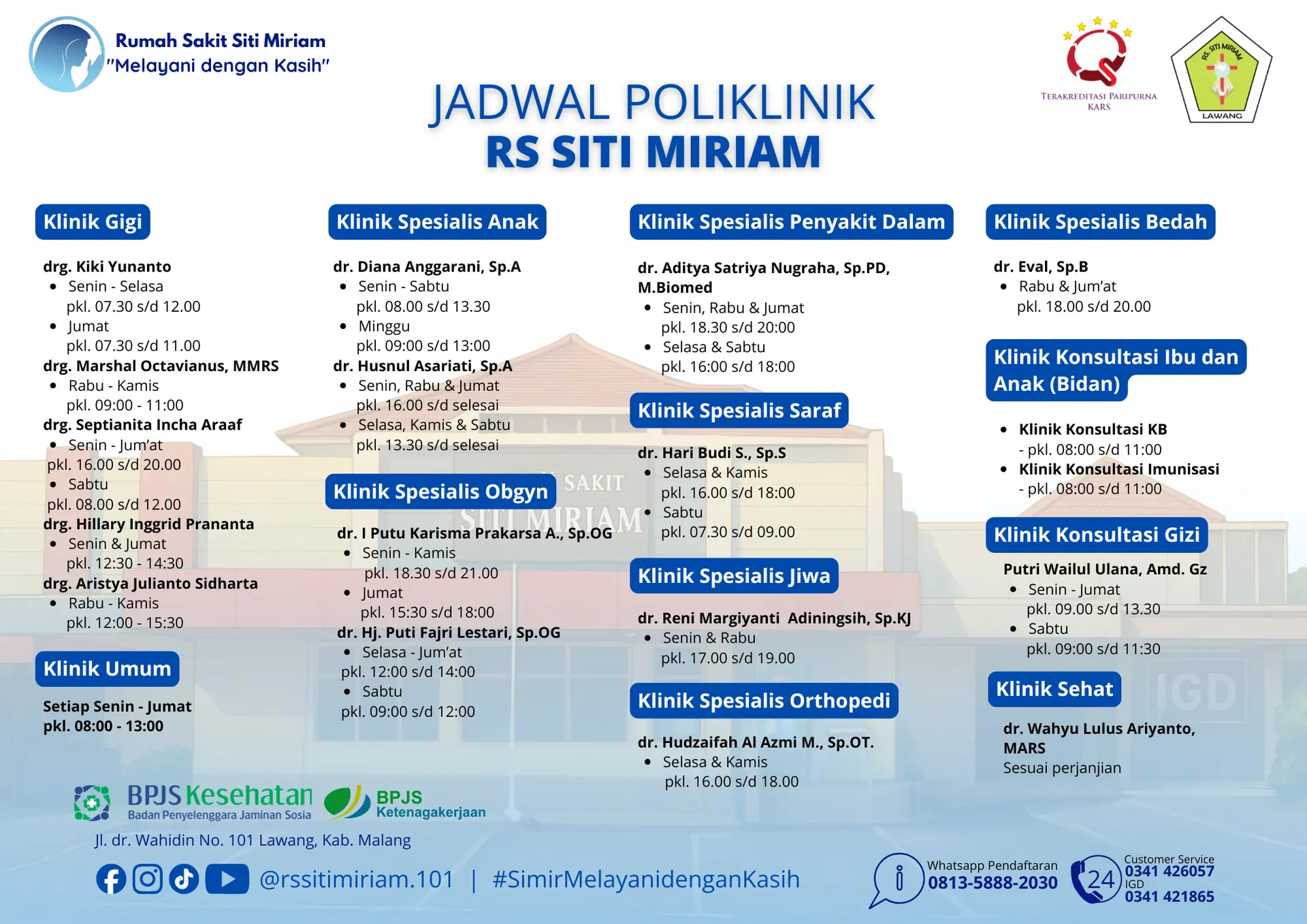 Poster Jadwal Dokter